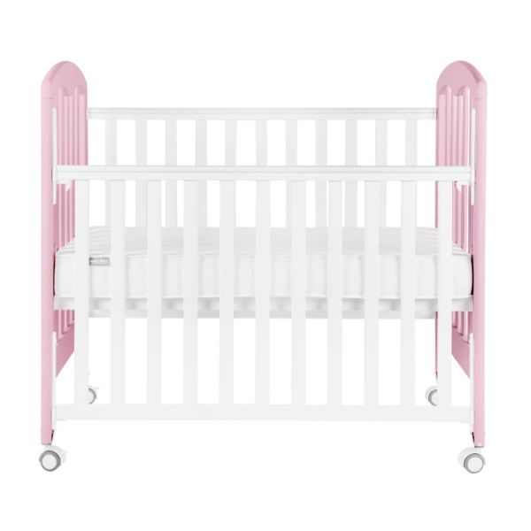 pink baby cot