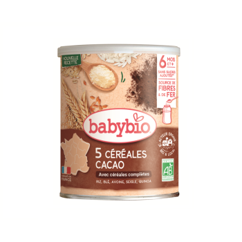 法國BABYBIO有機紅藜麥米糊可哥味