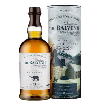 BALVENIE 百富故事系列14年泥煤桶單一純麥芽威士忌48.3%700ML