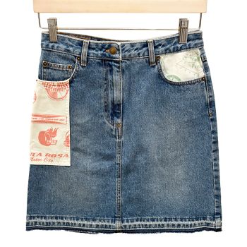 McQ 牛仔短裙