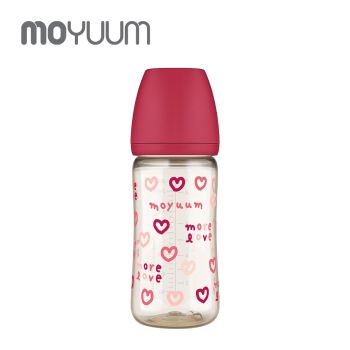 Moyuum寬口奶瓶270ml/9oz(紅色)