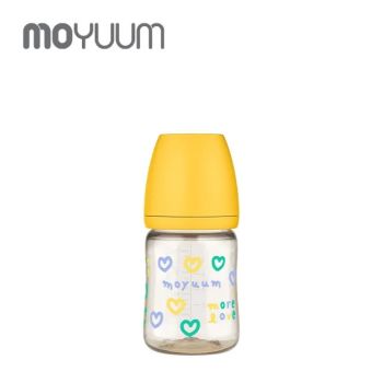 Moyuum寬口奶瓶170ml/6oz(黃色)