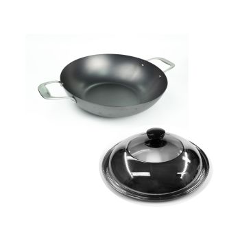 VITA CRAFT SUPER IRON 雙柄鐵炒鍋 36cm 連不繡鋼蓋