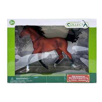 COLLECTA 1:12半阿拉伯公馬鮮棗紅色(彩盒色)