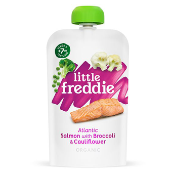 LITTLE FREDDIE 有機大西洋鮭魚+西蘭花+花椰菜 120G