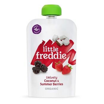 LITTLE FREDDIE 有機綿滑椰漿+夏季雜苺 100G