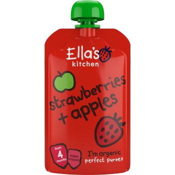 Ella's Kitchen 有機草莓+蘋果 120G