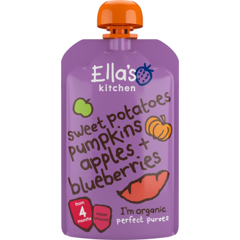 Ella's Kitchen 有機番薯+南瓜+蘋果+藍莓 120G