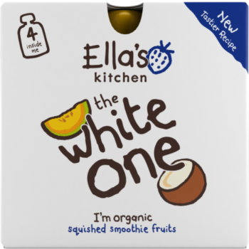 ELLA'S KITCHEN THE WHITE ONE SMOOTHIE POUCH MULTIPACK  90G X 4