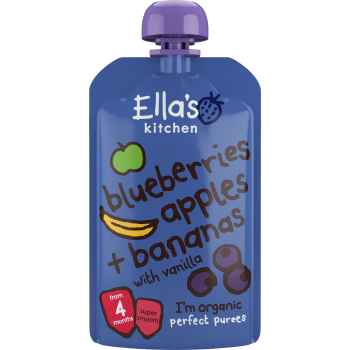 Ella's Kitchen 有機藍莓蘋果香蕉雲呢拿蔬菜蓉120G