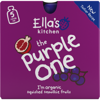 ELLA'S KITCHEN THE PURPLE ONE SMOOTHIE POUCH MULTIPACK  90G X 5