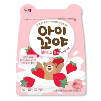 NAMYANG BULGARIS STRAWBERRY(YOGURT SNACK STRAWBERRY)