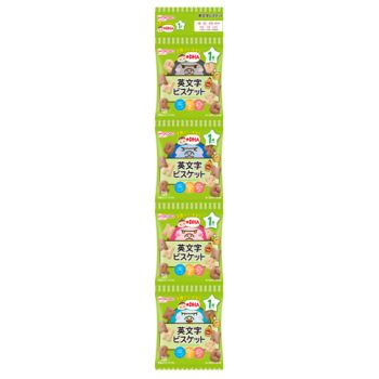 WAKODO DHA ENGLISH ALPHABET BISCUIT (14G X 4 PACKS)