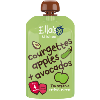 Ella's Kitchen 有機牛油果蘋果西葫蘆果蓉120克