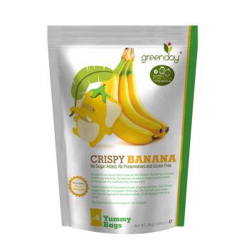 GREENDAY HAPPY FRUIT FRAM CRISPY BANANA (4BAGX12G)