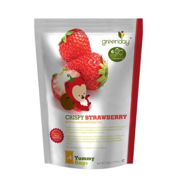 GREENDAY HAPPY FRUIT FARM CRISPY STRAWBERRY (4BAGSX9G)