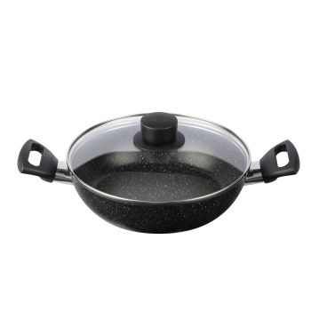 Ballarini Vipiteno 雙耳煎鍋 24cm (連玻璃蓋) Ballarini Vipiteno Serving Pan 24cm (w/Lid) 