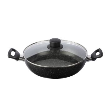 Ballarini Vipiteno 雙耳煎鍋 28cm (連玻璃蓋) Ballarini Vipiteno Serving Pan 28cm (w/Lid) 