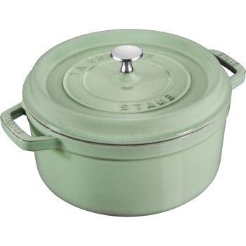 Staub 圓形燉鍋 20cm/2.2L 香草綠
Round Cocotte 20cm/2.2L Sage