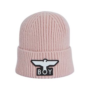 BOY LONDON矽膠老鷹繡章針織帽