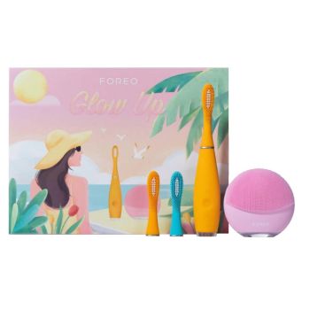 FOREO 洗面機連電動牙刷套裝 2022GLOWUPLUNAMINI3&ISSAKIDSBUNDLESET/F1146