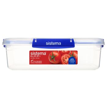 Sistema Klip It Plus 升級款防漏長方形保鮮盒 2.2L