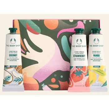 THE BODY SHOP HANDCARETRIO 潤手霜套装