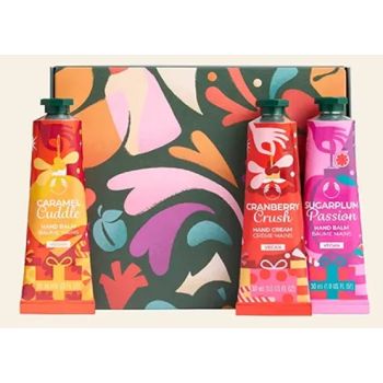THE BODY SHOP SEASONAL HANDCARETRIO節日限定-潤手霜套装