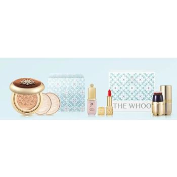 THE WHOO 天氣丹 華炫雙層蕾絲氣墊粉底套装