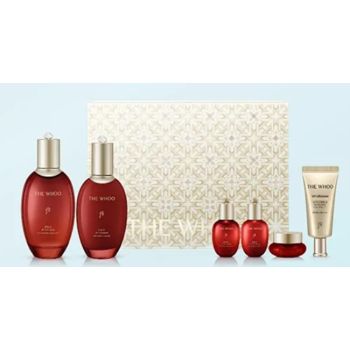 THE WHOO 津率亨 紅山蓼抗皺水乳套装