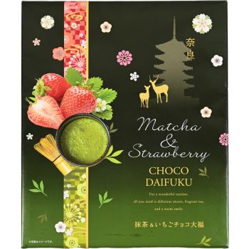 日本永井園 奈良抹茶及草莓朱古力糯米糍禮盒