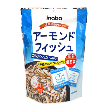 日本稻叶大包花生杏仁鱼仔(独立包装)