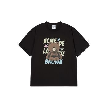 acme de la vie x LINE FRIENDS BROWN星星印花T恤