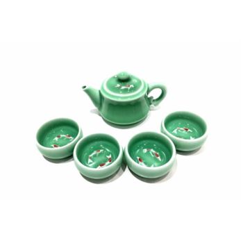 青瓷思念魚茶具套裝 #22-00043