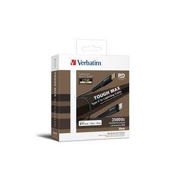 VERBATIM Type-C至Lightning數據充電線 30CMKELVAR35000+TYPECTOLIGHTNING/BK