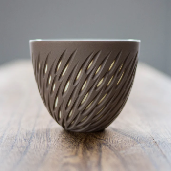 RARE TEA CO Sasha Wardell 銀尖茶杯-棕褐色