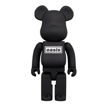 BEARBRICK MC-590363 BEARBRICK 1000% OASIS BLACK RUBBER COATING