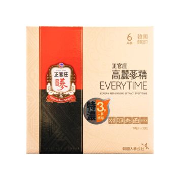 正官莊EVERYTIME特濃版禮盒（10條*3）