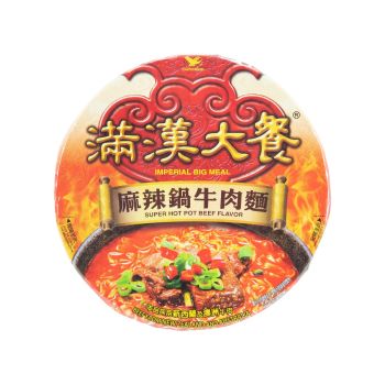 滿漢大餐麻辣牛肉麵204克