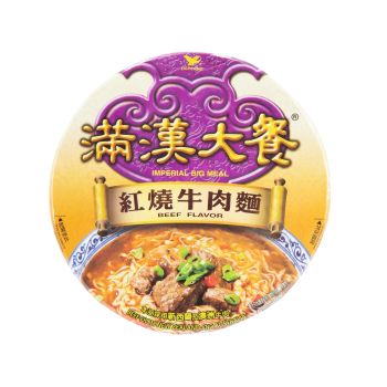 滿漢大餐紅燒牛肉麵187克