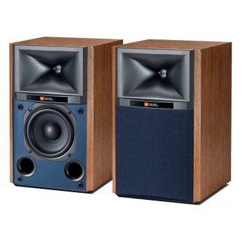 JBL 有源WiFi串流監聽喇叭(核桃木色) 4305P/WALNUT