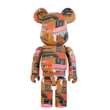 BEARBRICK MC-594958 BEARBRICK 1000% ANDY WARHOL X JEAN-MICHEL BASQUIAT #2