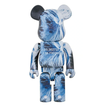 BEARBRICK MC-596242 BEARBRICK 1000% BENJAMIN GRANT "OVERVIEW" FUJI