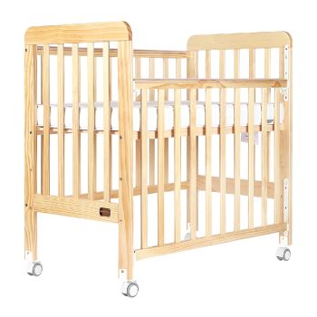 Baby Star Medi Baby Cot with 3" Mattress - Natural / New Zealand Pine