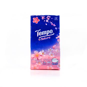 TEMPO 得寶四層櫻花味袋裝抽取式面紙