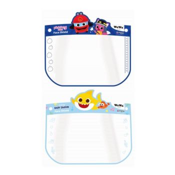 兒童防護面罩 Baby Shark 鯊魚寶寶 & Car City 交通工具 2件裝