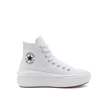 CONVERSE - Chuck Taylor All Star Move Hi - White/Natural Ivory - Women's 568498C