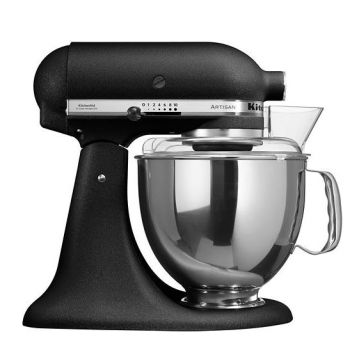 KITCHENAID 4.8公升抬頭式廚師機 (雙碗 & 雙攪拌槳) (鑄鐵黑) 5KSM175PSBBK