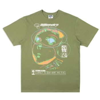 BILLIONAIRE BOYS CLUB 頭像印花T恤