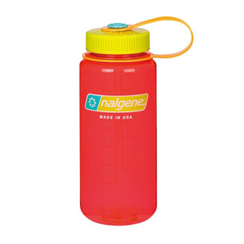 Nalgene 闊口 無雙酚 A 水壺 水樽 (500ml) 石榴紅